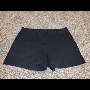 Talbots Womens Black Shorts Size 16